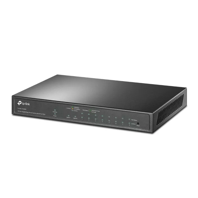 Managed Switch TP-Link TL-SG1210MPE 10-Port Gigabit mit 8-Port PoE+