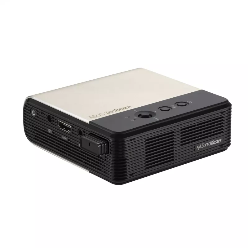 ASUS ZenBeam E2 Standard Throw Projektor 300 ANSI Lumen DLP WVGA (854x480) Schwarz, Gold
