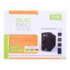 EVER DUO 550 PL AVR USB T/DAVRTO-000K55/01 USV, 550 VA / 330 W, Line-Interactive, Tower, 12-V-5-Ah-Akku, Schwarz