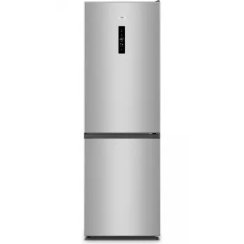 Freistehender Kühl-Gefrierkombination Gorenje NRK6192AS4, 304 L (Kühlschrank 207 L / Gefrierschrank 97 L), No Frost, Grau