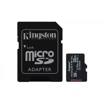 Kingston Technology 32GB microSDHC Industrial C10 A1 pSLC Karte + SD-Adapter
