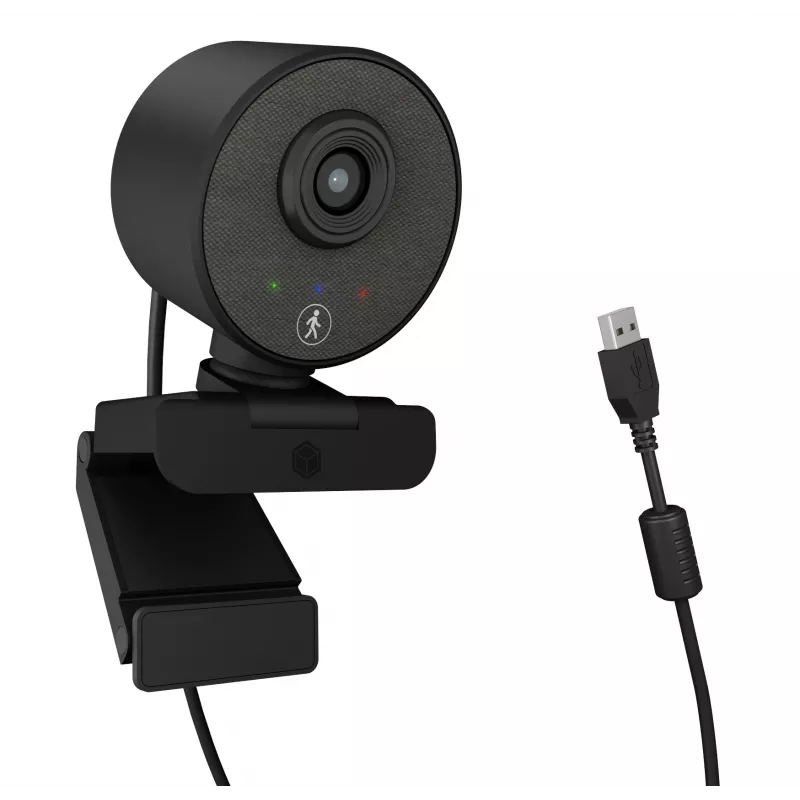 ICY BOX IB-CAM501-HD Webcam 1920 x 1080 Pixel USB 2.0 Schwarz