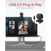 ICY BOX IB-CAM501-HD Webcam 1920 x 1080 Pixel USB 2.0 Schwarz