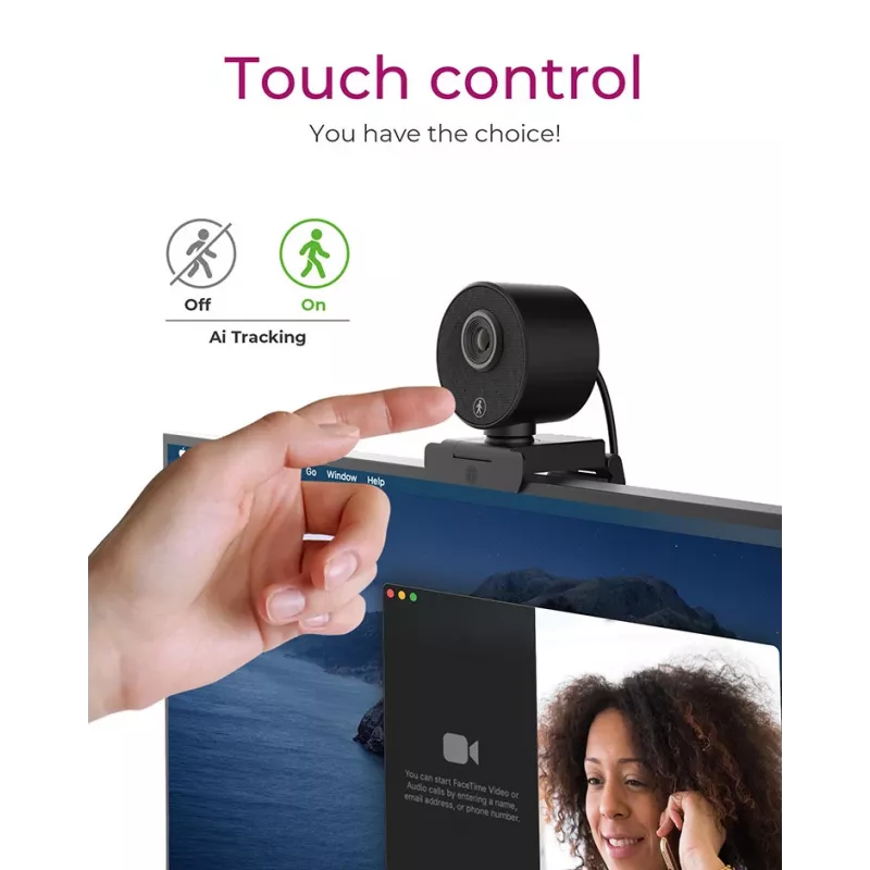 ICY BOX IB-CAM501-HD Webcam 1920 x 1080 Pixel USB 2.0 Schwarz