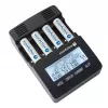 Ladegerät everActive NC-3000 — Universal-Ladegerät für AA/AAA/C/D (4 Zellen) schwarz, 100–240 V