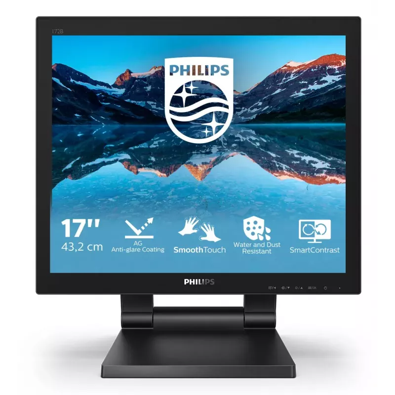 Philips 172B9TL/00 Computermonitor 43,2 cm (17 Zoll) 1280 x 1024 Pixel Full HD LCD Touchscreen Schwarz
