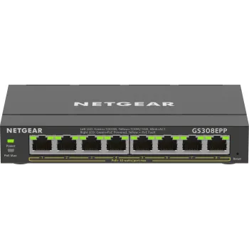 NETGEAR 8-Port Gigabit Ethernet PoE+ Switch (GS308EPP)