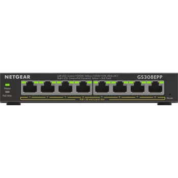NETGEAR 8-Port Gigabit Ethernet PoE+ Switch (GS308EPP)