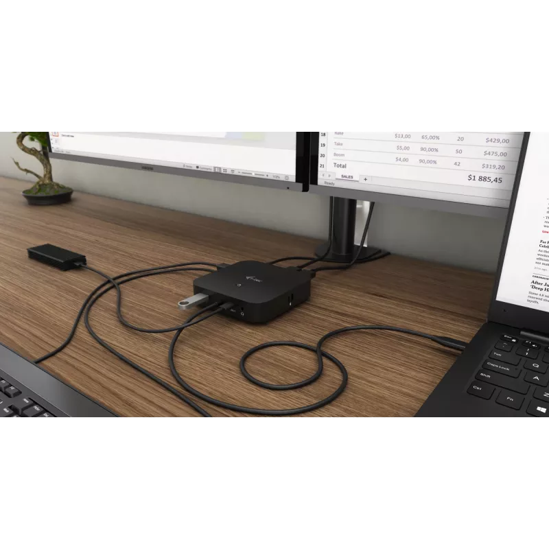 i-tec USB-C HDMI DP Docking Station mit Power Delivery 100 W