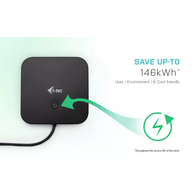 i-tec USB-C HDMI DP Docking Station mit Power Delivery 100 W + Universal-Ladegerät 100 W