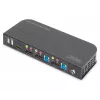 DIGITUS KVM Switch, 2x1 DP, DP/HDMI Out, USB 4Kx2K@60Hz