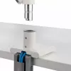 Monitor-Tischhalterung ART RAMM L-19GD für 17–32 Zoll Monitore, gasunterstützt, 2–9 kg, 2x USB 3.0, weiß, Klemme