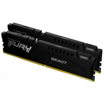 Kingston Technology FURY Beast 32GB 5600MT/s DDR5 CL40 DIMM (Kit of 2) Schwarz