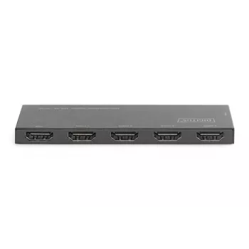DIGITUS Ultra Slim HDMI Splitter, 1x4, 4K/60Hz HDR, HDCP 2.2, 18 Gbps, Micro USB powered
