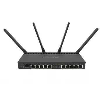 MIKROTIK Wireless Router - Rb4011igs+5hacq2hnd-ingigabit Ethernet Dual-band (2.4 GHz / 5 GHz) Schwarz