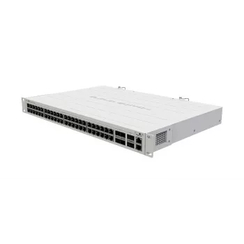 Verwalteter L2 Gigabit Ethernet Switch MikroTik CRS354-48G-4S+2Q+RM — 48x Gigabit RJ-45, 4x SFP+, 2x QSFP+, 10G, Rack-Montage