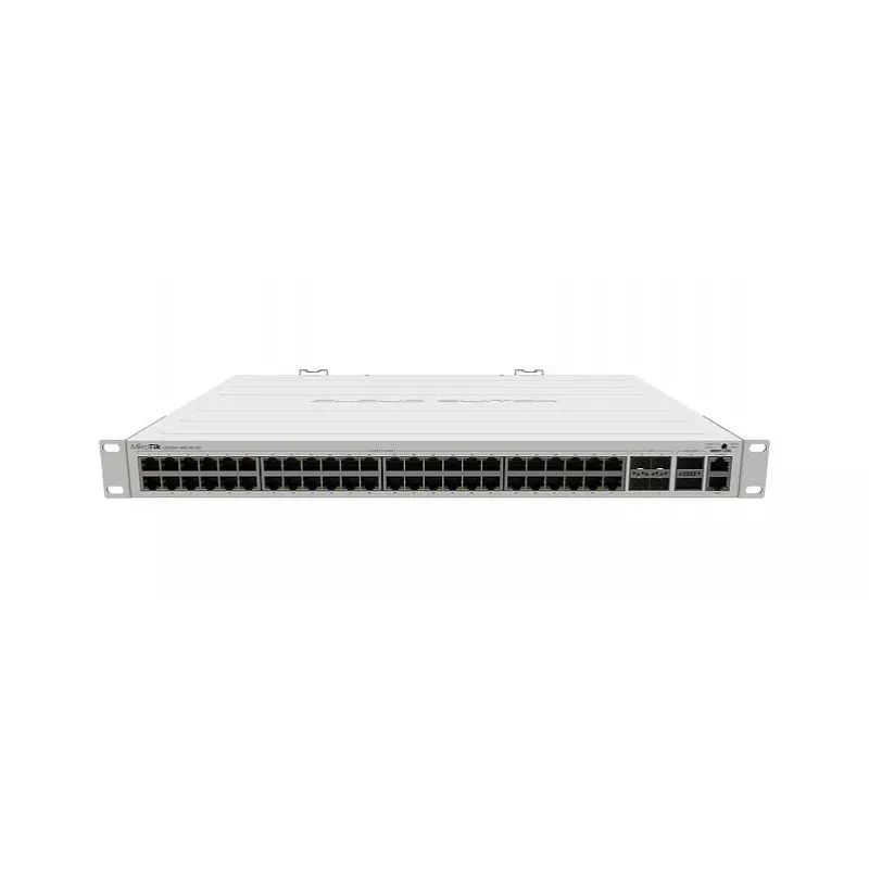 Verwalteter L2 Gigabit Ethernet Switch MikroTik CRS354-48G-4S+2Q+RM — 48x Gigabit RJ-45, 4x SFP+, 2x QSFP+, 10G, Rack-Montage