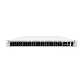 Managed L3 Switch MikroTik CRS354-48P-4S+2Q+RM — 48× Gigabit RJ-45, 4× SFP+, 2× QSFP+, 48 PoE-Ports