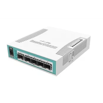 Netzwerk-Switch MikroTik CRS106-1C-5S – 5× Gigabit RJ-45, 5× SFP, PoE, 30V DC