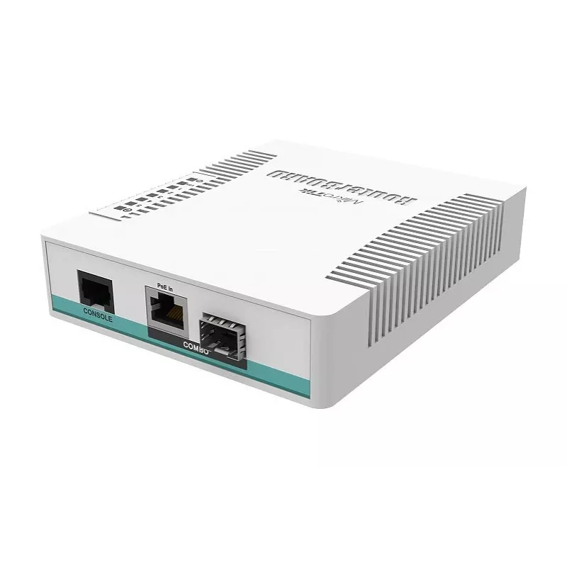 Netzwerk-Switch MikroTik CRS106-1C-5S – 5× Gigabit RJ-45, 5× SFP, PoE, 30V DC