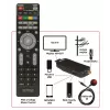 DVB-T/DVB-T2-Receiver WIWA H.265 MINI — H.265 HD Digitaler Terrestrischer Tuner, Full HD, HDMI, USB, 5V/1,5A
