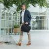 DICOTA Eco Top Traveller Base – 15–17,3 Zoll Notebook-Tasche – Schwarz / 300D rPET Polyester