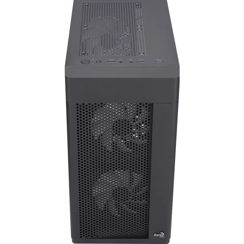Aerocool HEXFORMBKV2 Micro ATX PC-Gehäuse 3 Lüfter FRGB Schwarz
