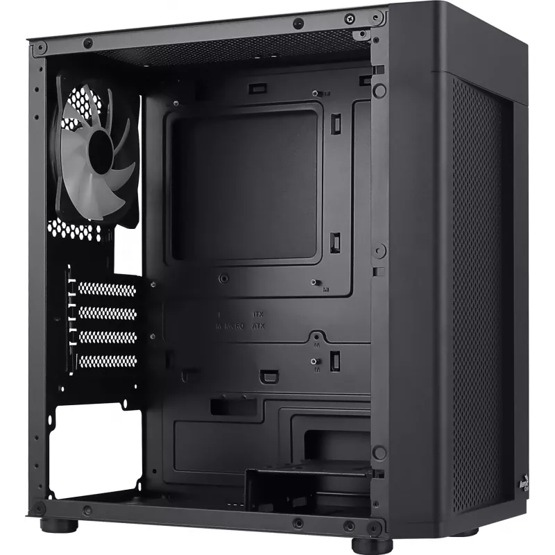 Aerocool HEXFORMBKV2 Micro ATX PC-Gehäuse 3 Lüfter FRGB Schwarz