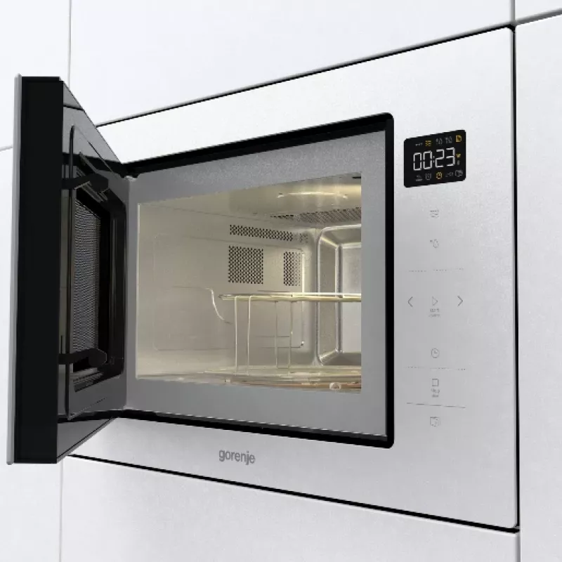 Gorenje BM251SG2WG Weiß Grill-Mikrowelle Einbau 25 L 900 W