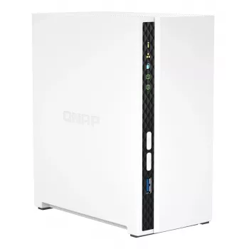 QNAP TS-233 NAS/Storage-Server Tower ARM Cortex-A55 2 GB 0 TB QNAP QTS Weiß