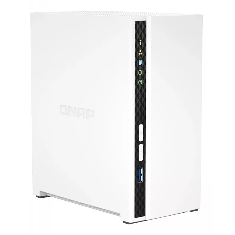 QNAP TS-233 NAS/Storage-Server Tower ARM Cortex-A55 2 GB 0 TB QNAP QTS Weiß