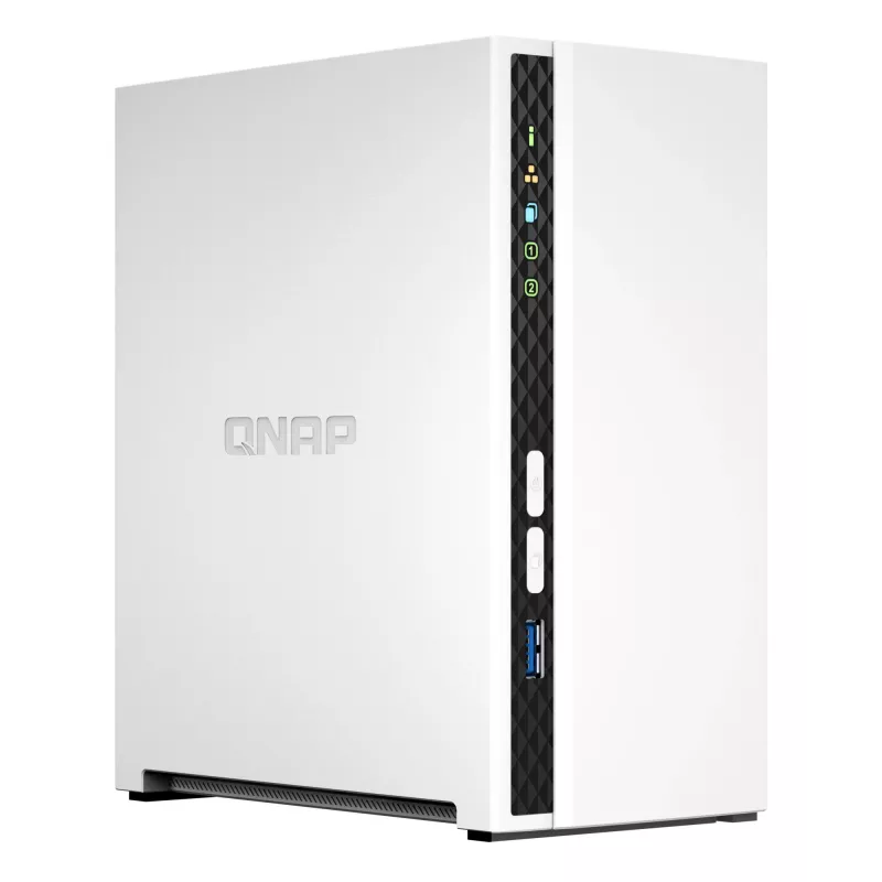 QNAP TS-233 NAS/Storage-Server Tower ARM Cortex-A55 2 GB 0 TB QNAP QTS Weiß