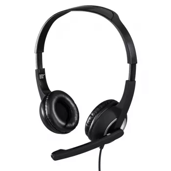 Hama Essential HS 300 Headset Kabelgebunden Head-band Anrufe/Musik Grau