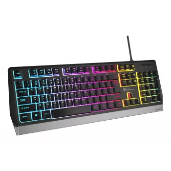 GENESIS Rhod 300 RGB Tastatur Gaming USB QWERTY Englisch Schwarz