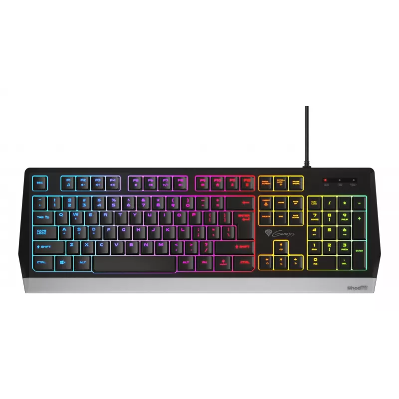 GENESIS Rhod 300 RGB Tastatur Gaming USB QWERTY Englisch Schwarz