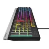GENESIS Rhod 300 RGB Tastatur Gaming USB QWERTY Englisch Schwarz