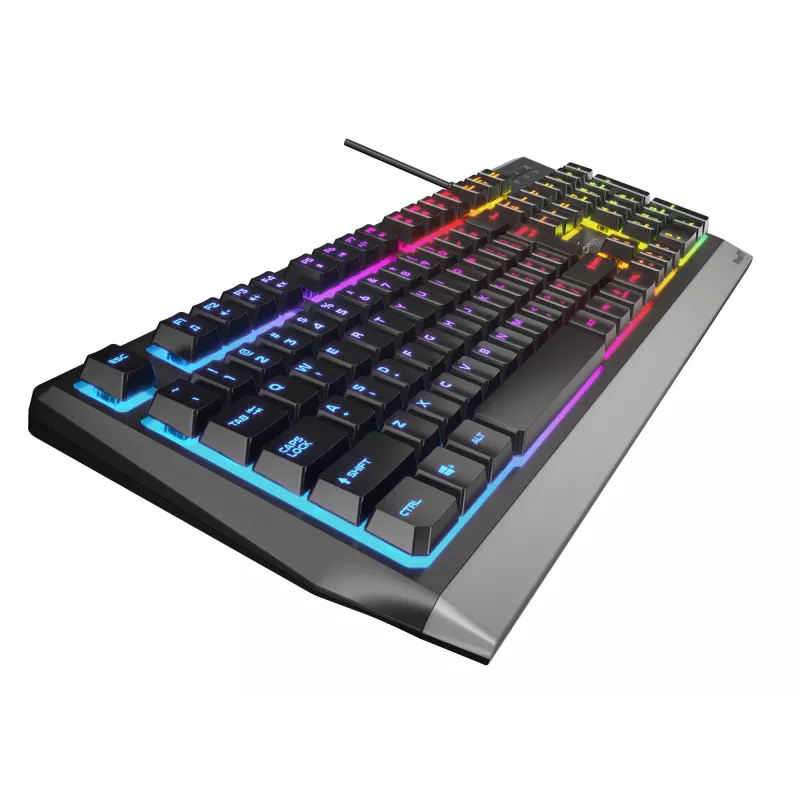 GENESIS Rhod 300 RGB Tastatur Gaming USB QWERTY Englisch Schwarz