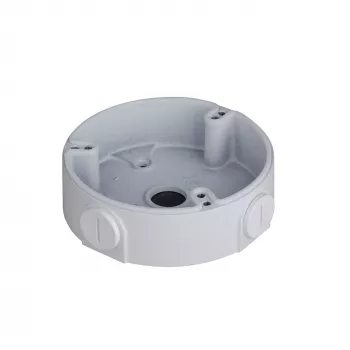 Anschlussdose DAHUA PFA136 — weiß, 1/2 Zoll Gewinde, Ø11 cm, Höhe 33,5 mm, max. Belastung 1 kg