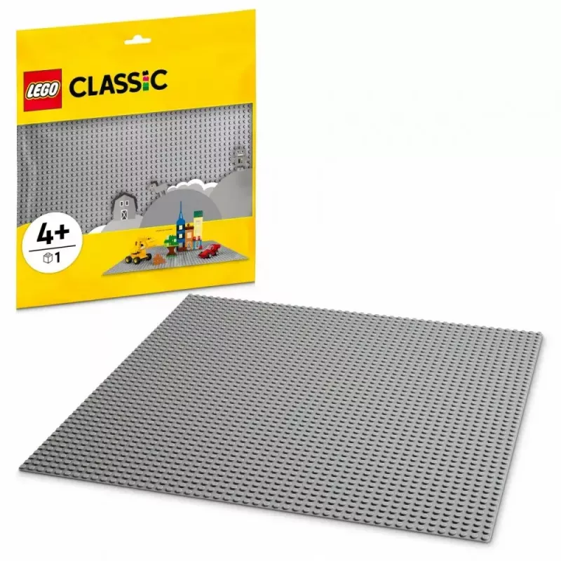 LEGO Bauplatte 11024 — Classic graue Grundplatte 48x48 Noppen (380 × 380 mm)