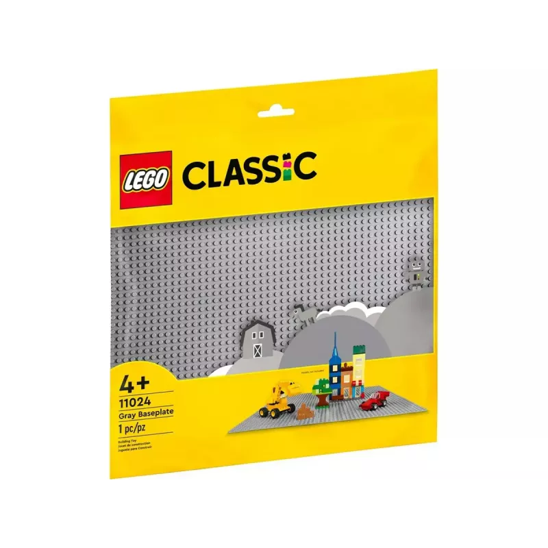 LEGO Bauplatte 11024 — Classic graue Grundplatte 48x48 Noppen (380 × 380 mm)