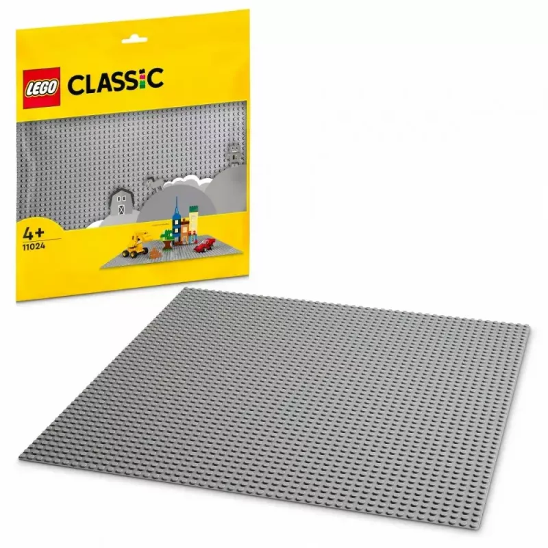 LEGO Bauplatte 11024 — Classic graue Grundplatte 48x48 Noppen (380 × 380 mm)