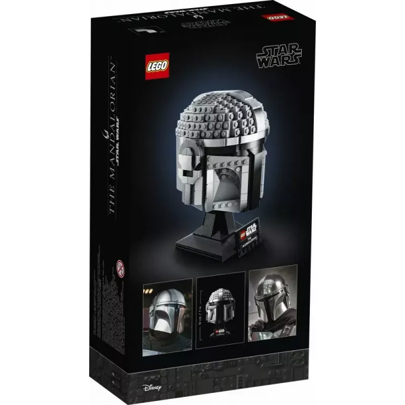 Bauspielzeug LEGO Mandalorian Helm 75328 — Star Wars Ausstellungsmodell, Sammlerstück zum Bauen, 584 Teile, Alter 18+