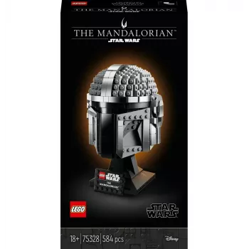Bauspielzeug LEGO Mandalorian Helm 75328 — Star Wars Ausstellungsmodell, Sammlerstück zum Bauen, 584 Teile, Alter 18+