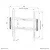 Neomounts WL30-550BL14 TV-Wandhalterung 40-75 Zoll - ultraflach - einfache Montage