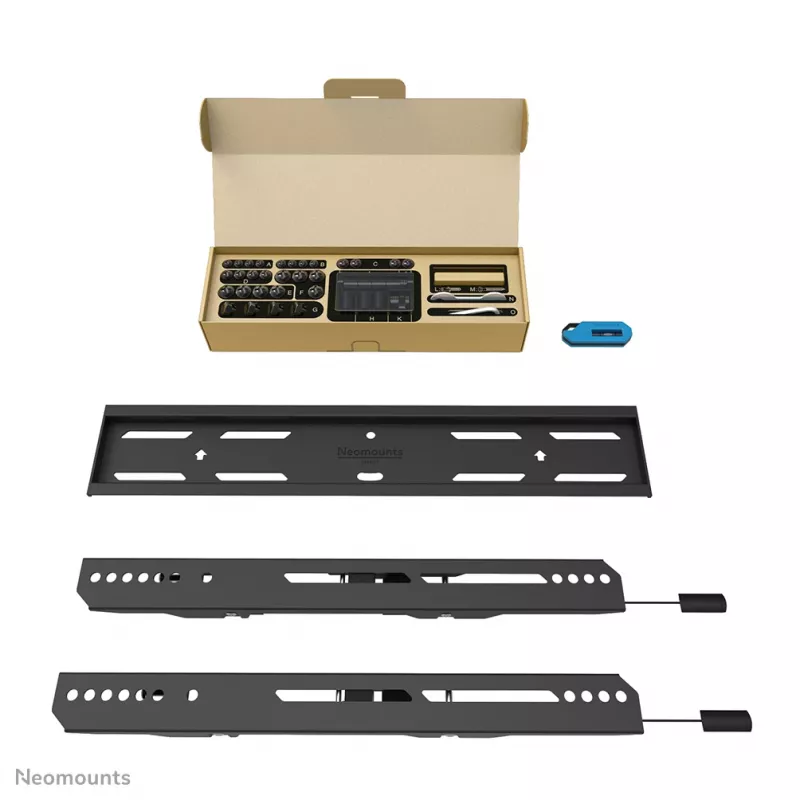 Neomounts WL30S-850BL14 TV-Wandhalterung 40-75 Zoll - fest - abschließbar - schnelle Installation