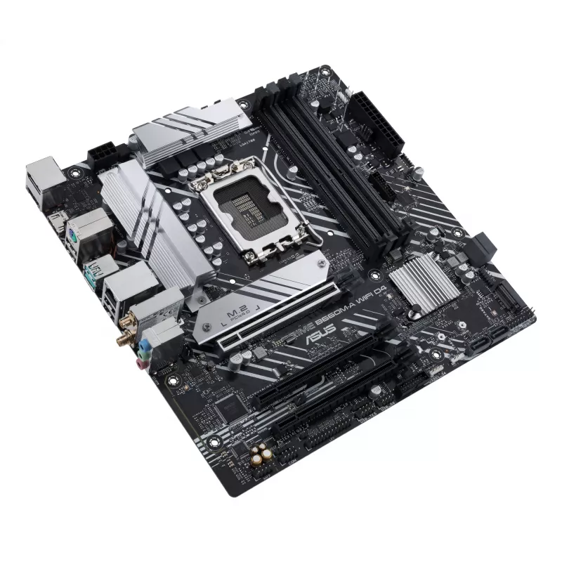 Motherboard ASUS PRIME B660M-A WIFI D4 — Intel B660, LGA 1700, micro ATX, DDR4, 4 DIMM, Wi‑Fi 6, 2x M.2