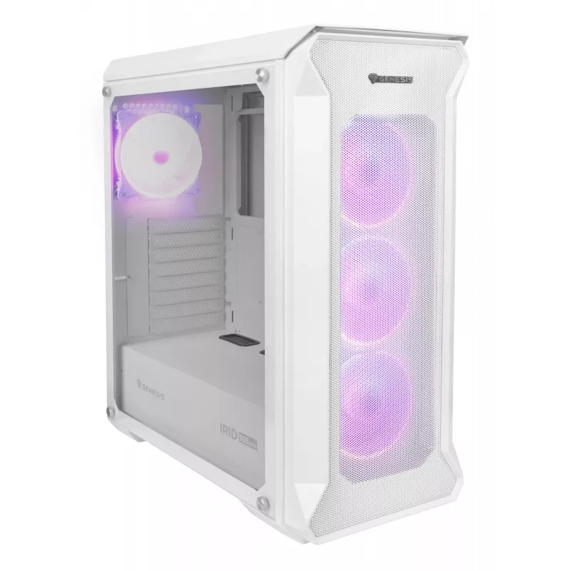 GENESIS Irid 505 ARGB Midi Tower Weiß