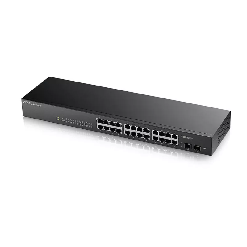 Zyxel GS-1900-24 v2 Managed L2 Gigabit Ethernet (10/100/1000) 1U Schwarz