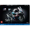 LEGO Technic Motorradmodell BMW M1000RR 42130 mit detailliertem Motor und funktionierender Federung