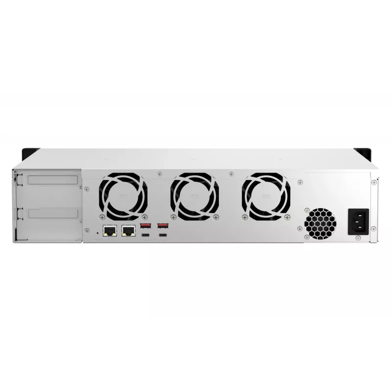 QNAP TS-873AEU-4G NAS/Storage-Server Rack (2U) Ryzen Embedded V1500B 4 GB DDR4 0 TB QuTS hero Schwarz